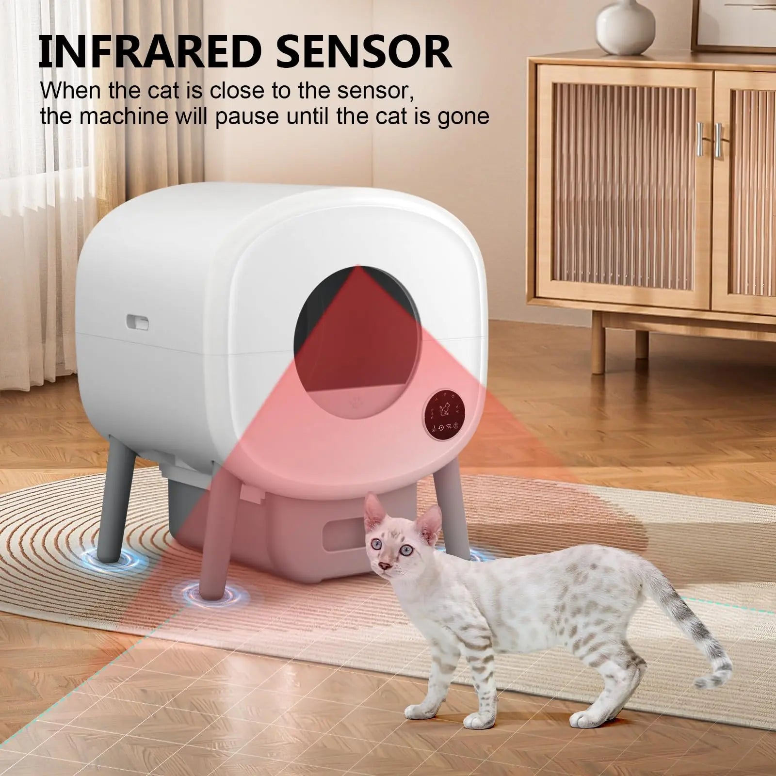 Smart Self-Cleaning Cat Litter Box
