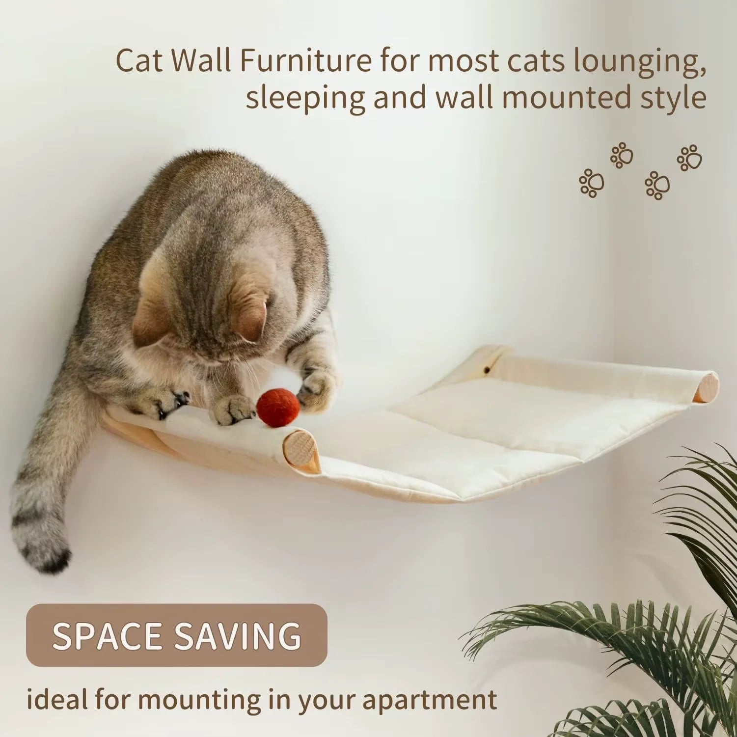Wall-Mounted Cat Hammock Set
