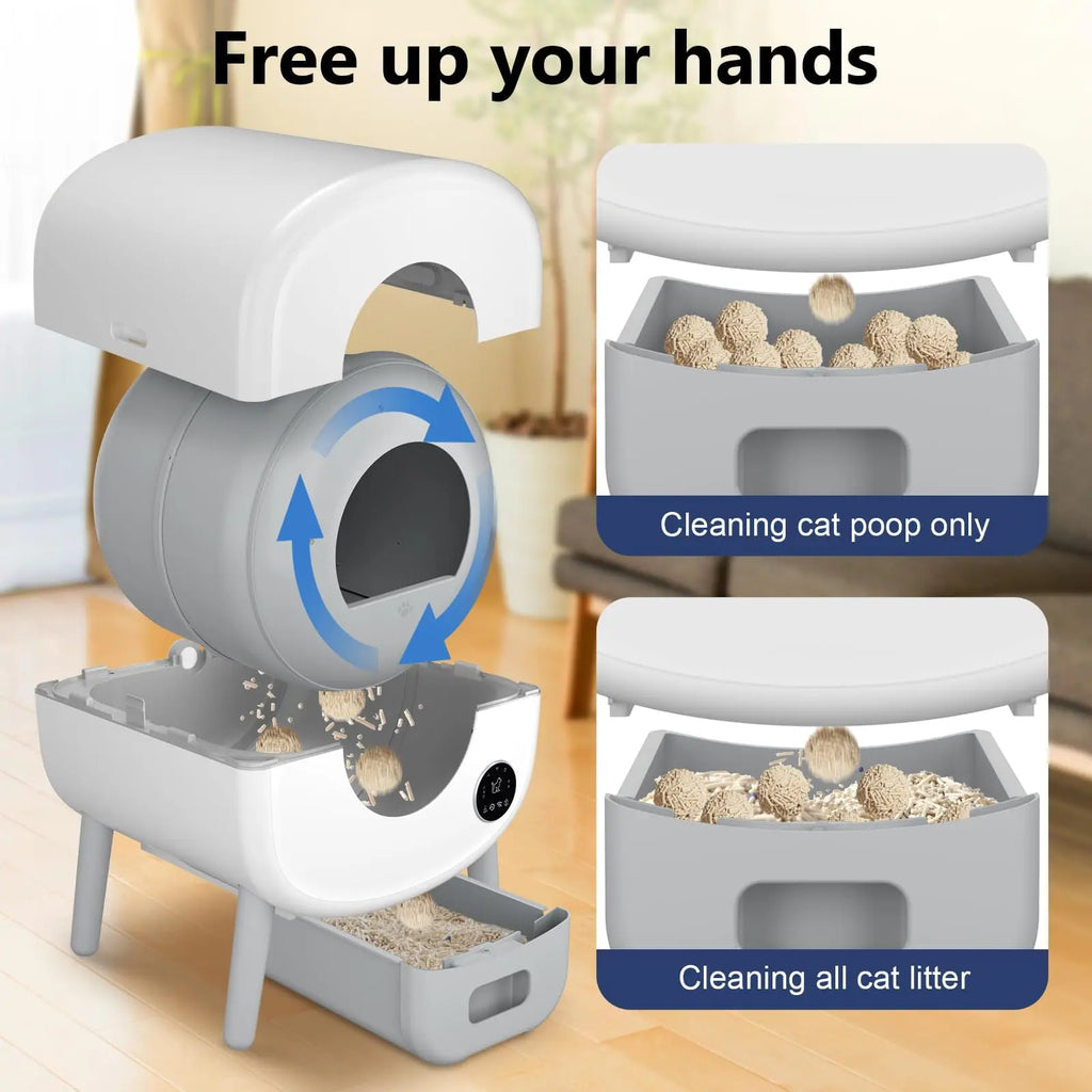 Smart Self-Cleaning Cat Litter Box