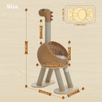 Dinosaur Cat Tree Scratching Post