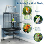 Extra Large Bird Cage with Rolling Stand