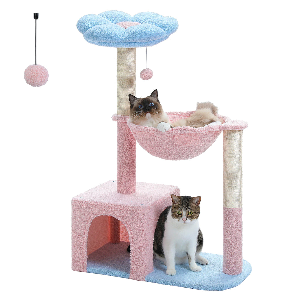 Cat Tower with Sisal Scratching Posts