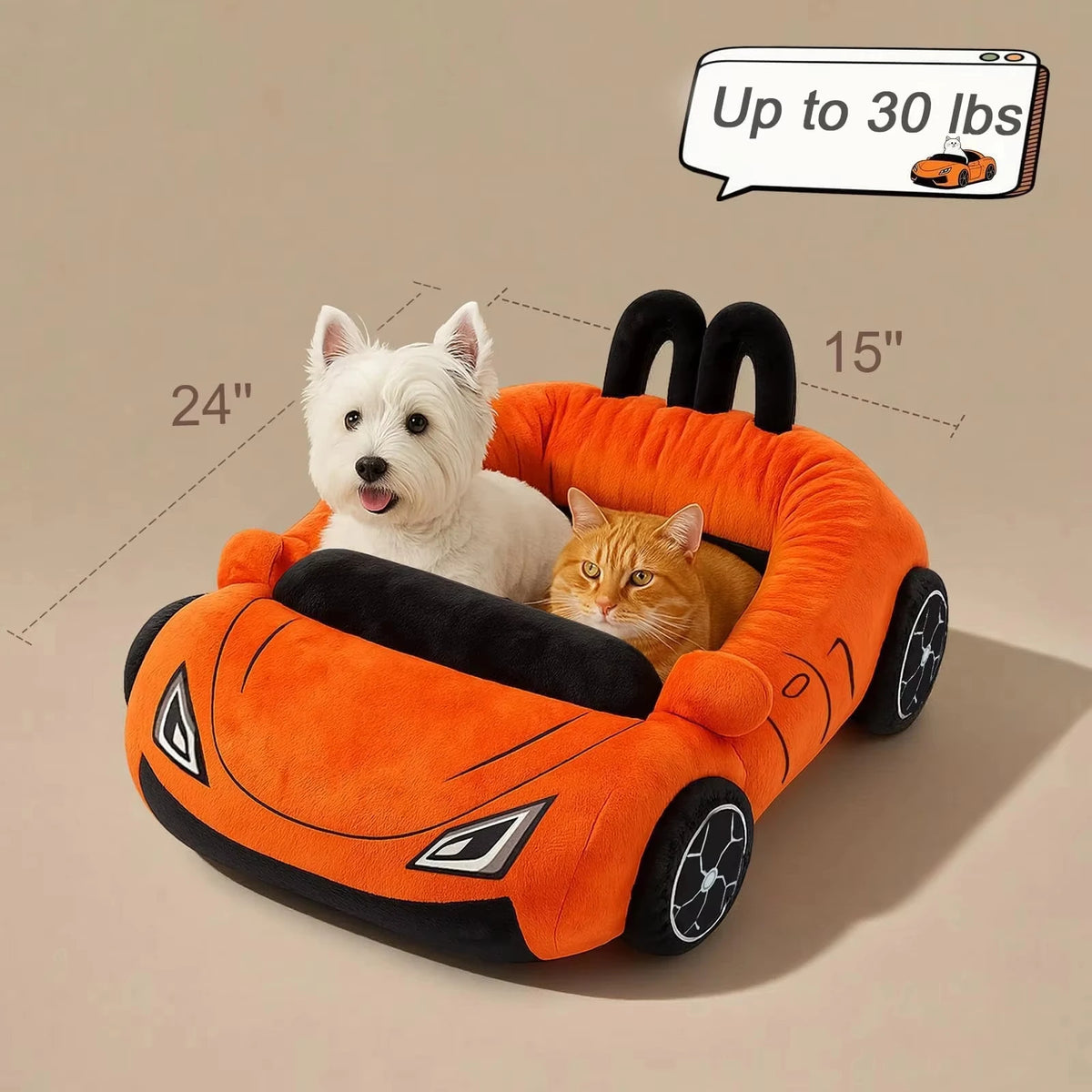 Washable kitten and puppy bed