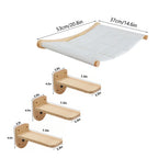 Wall-Mounted Cat Hammock Set