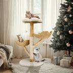 Modern Cat Tree with Scratching Post