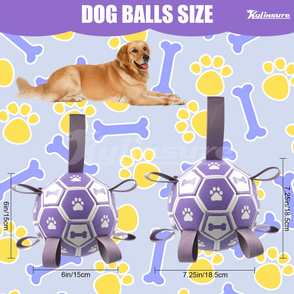 Dog Soccer Ball with Straps, Puppy Birthday Gifts,