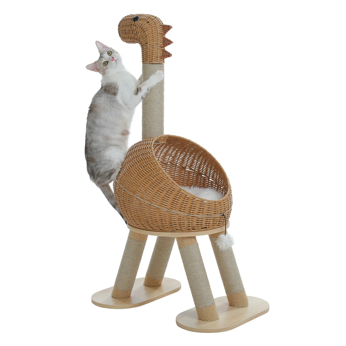 Dinosaur Cat Tree Scratching Post