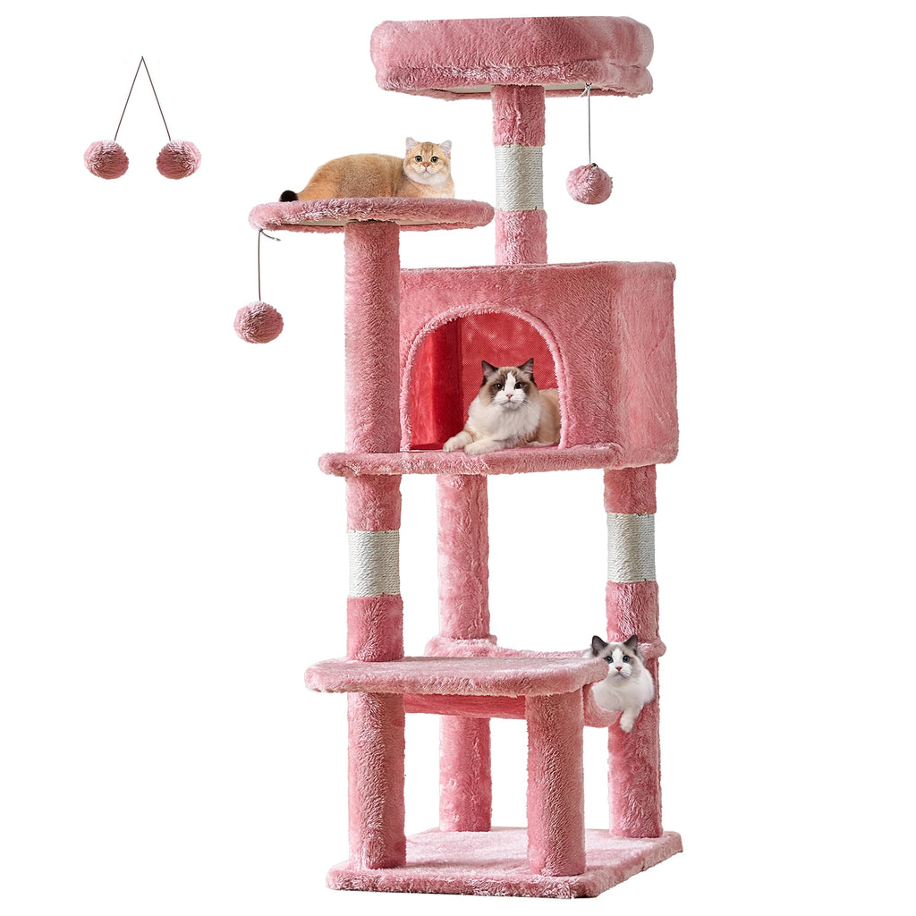 Multi-Level Cat Tree with Scratching Posts