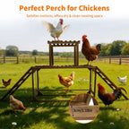 Solid Wood Chicken Climbing Ladder Activity
