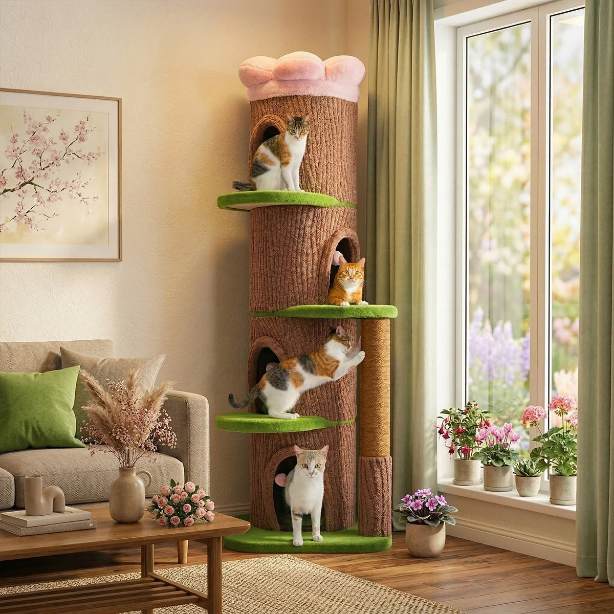 Large Cat Tower for Indoor