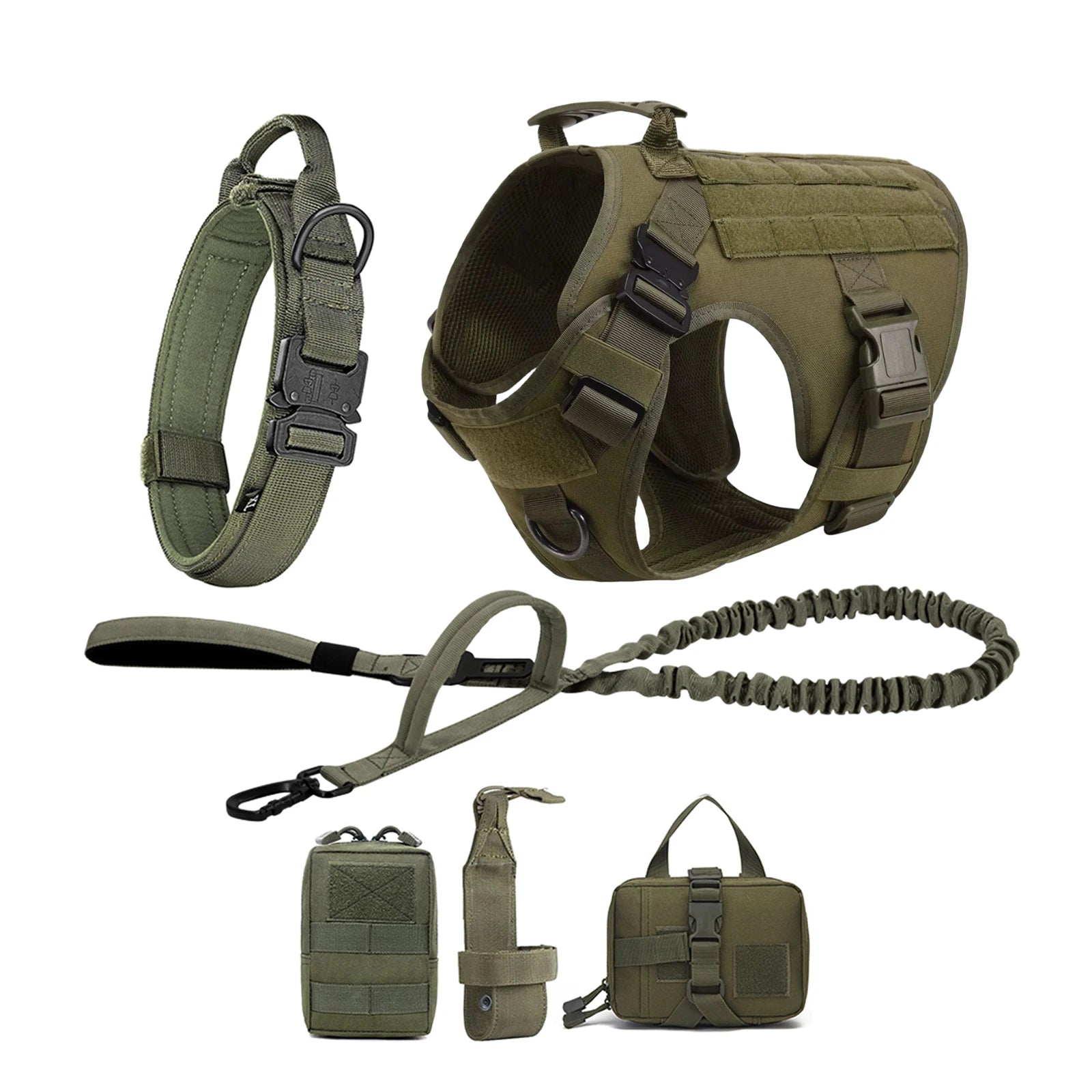 German Shepherd Training  Harness Collar Leash