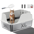 Splash & Leak-proof  Cat Litter Box