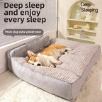 Pet Bed with Removable Washable Cushion