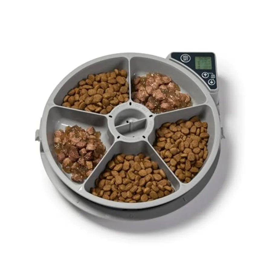 Automatic, Digital Pet Feeder with Timer-Controlled