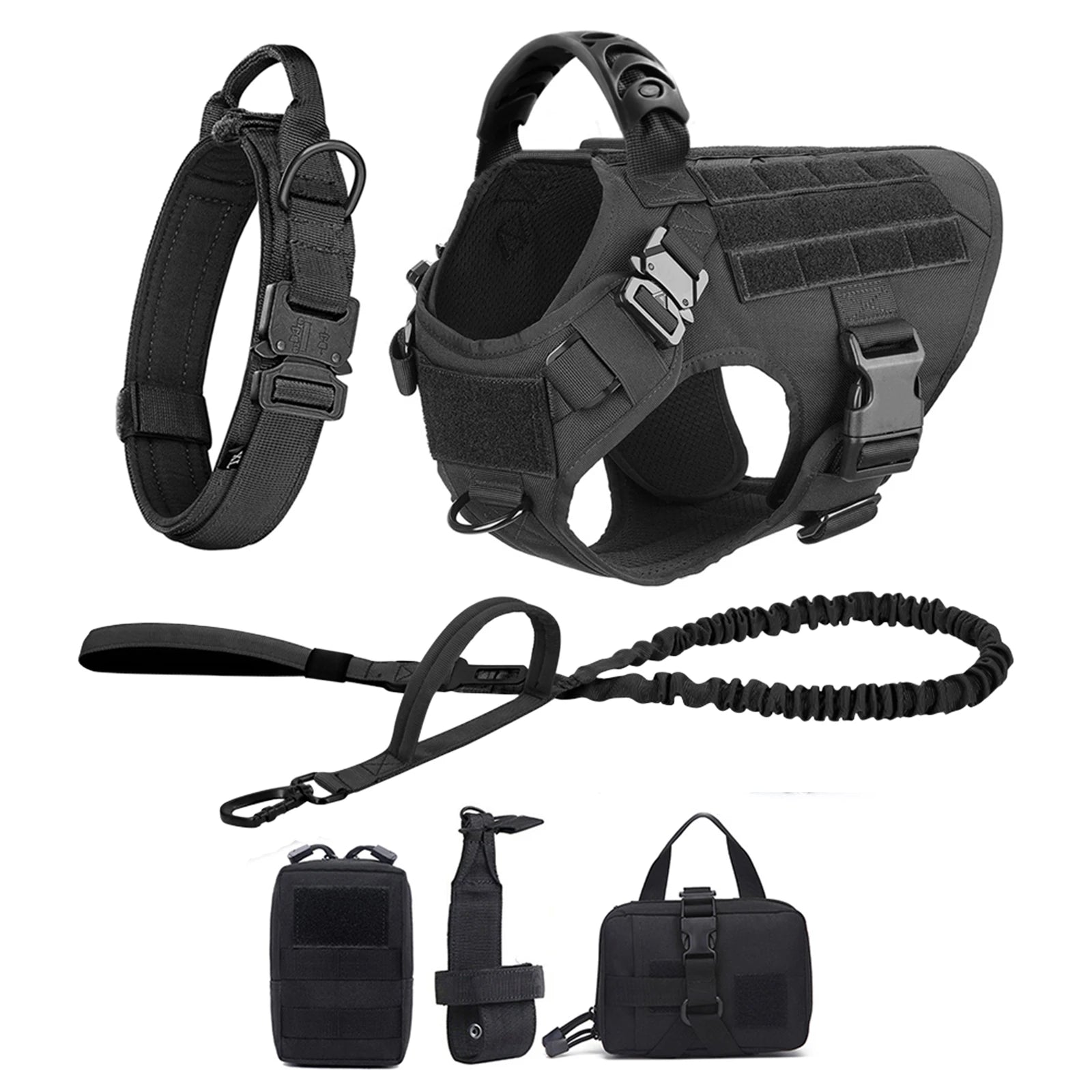 Large Dog Harness and Leash for Training, Walking
