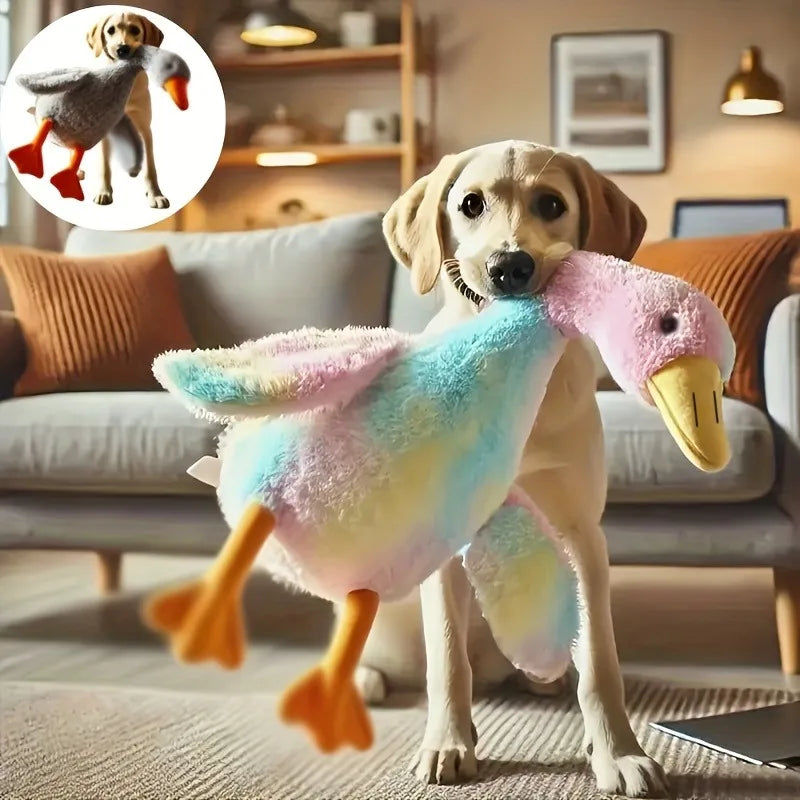 Soft Duck Plush Toy for Cats, Dogs, Anxiety