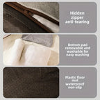 Pet Bed with Removable Washable Cushion