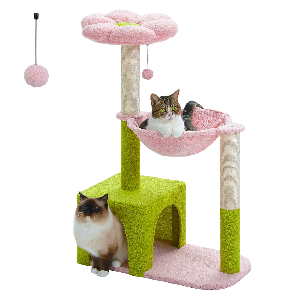 Cat Tower with Sisal Scratching Posts