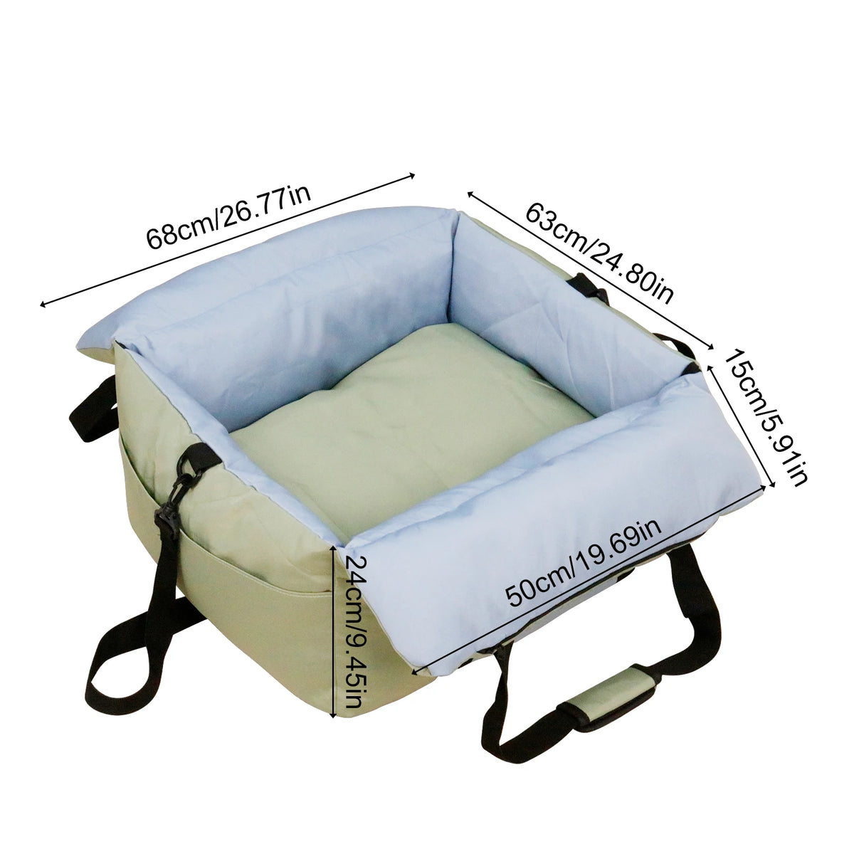 Dog Booster Seat with Safety Belt