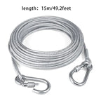 Double-headed Dog Leash with metal buckle