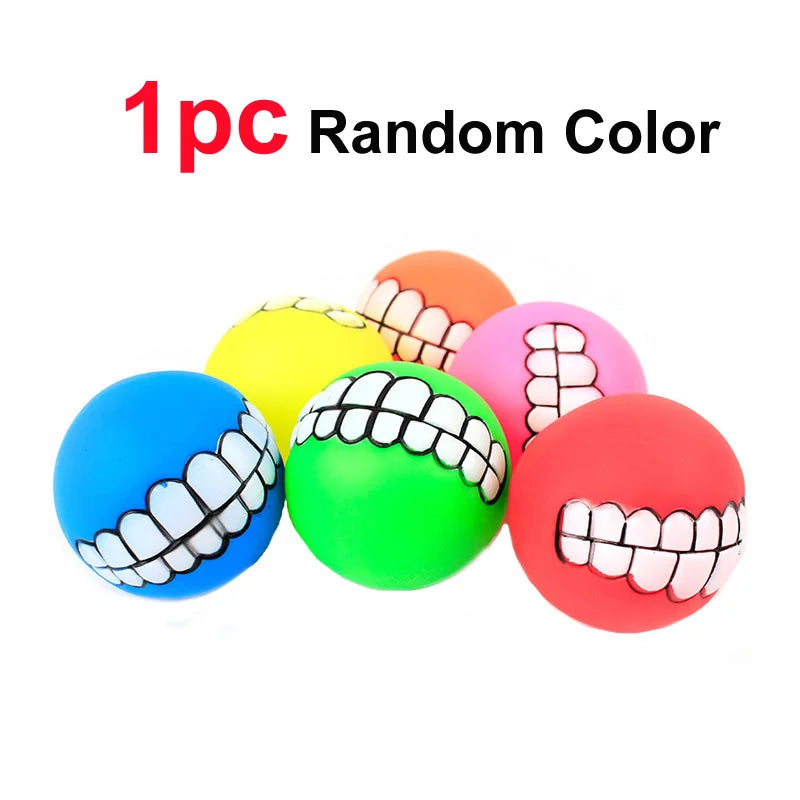 1 pc Rubber Dog Chew Toys Squeaky