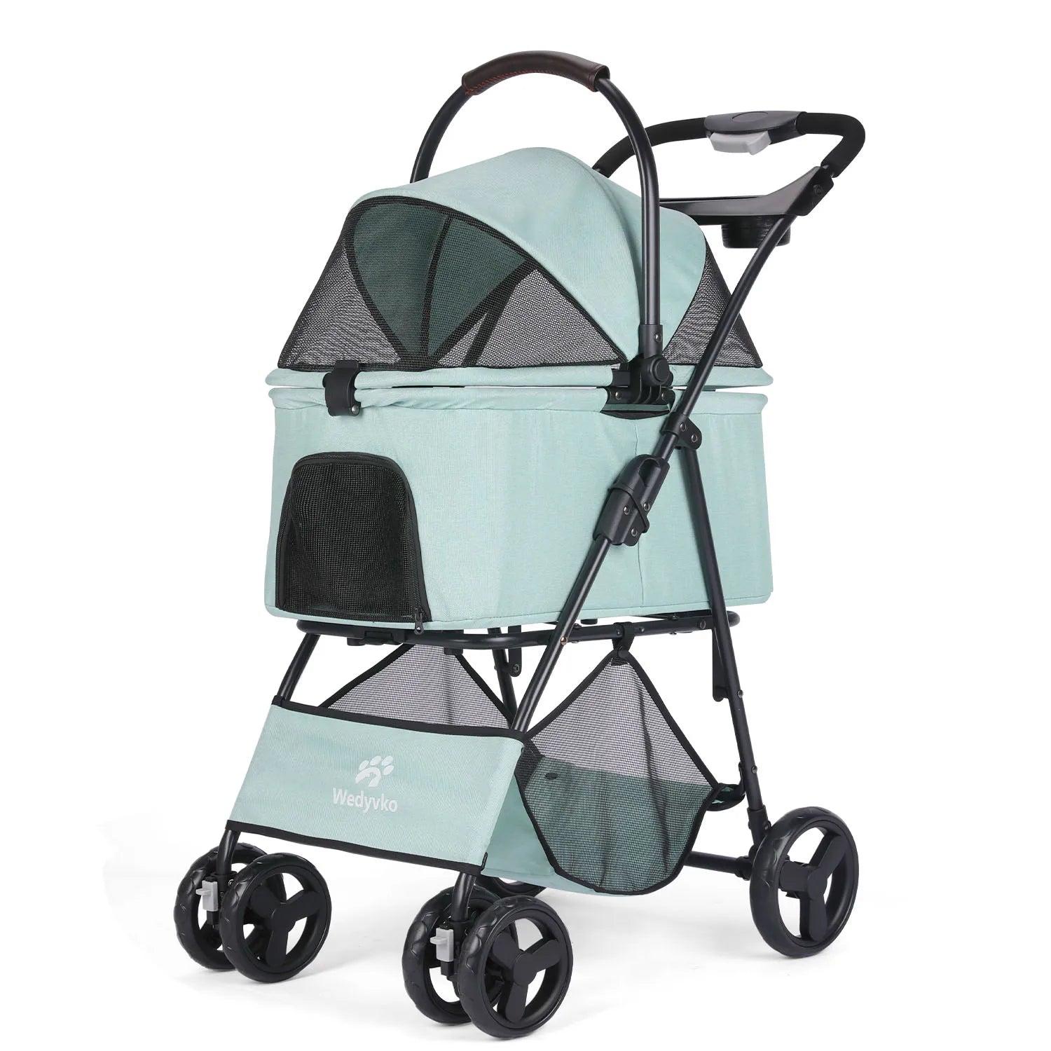 3-in-1 Pet Stroller with Removable Carrier