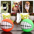 1 pc Rubber Dog Chew Toys Squeaky