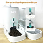Gravity Cat Feeder and Water Bowl Set.