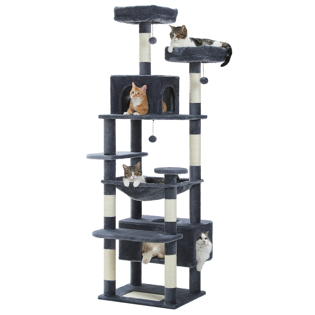 Cat Tower for Indoor With Scratching Posts