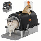 Large Cat Litter Box, Scoop, and Mat