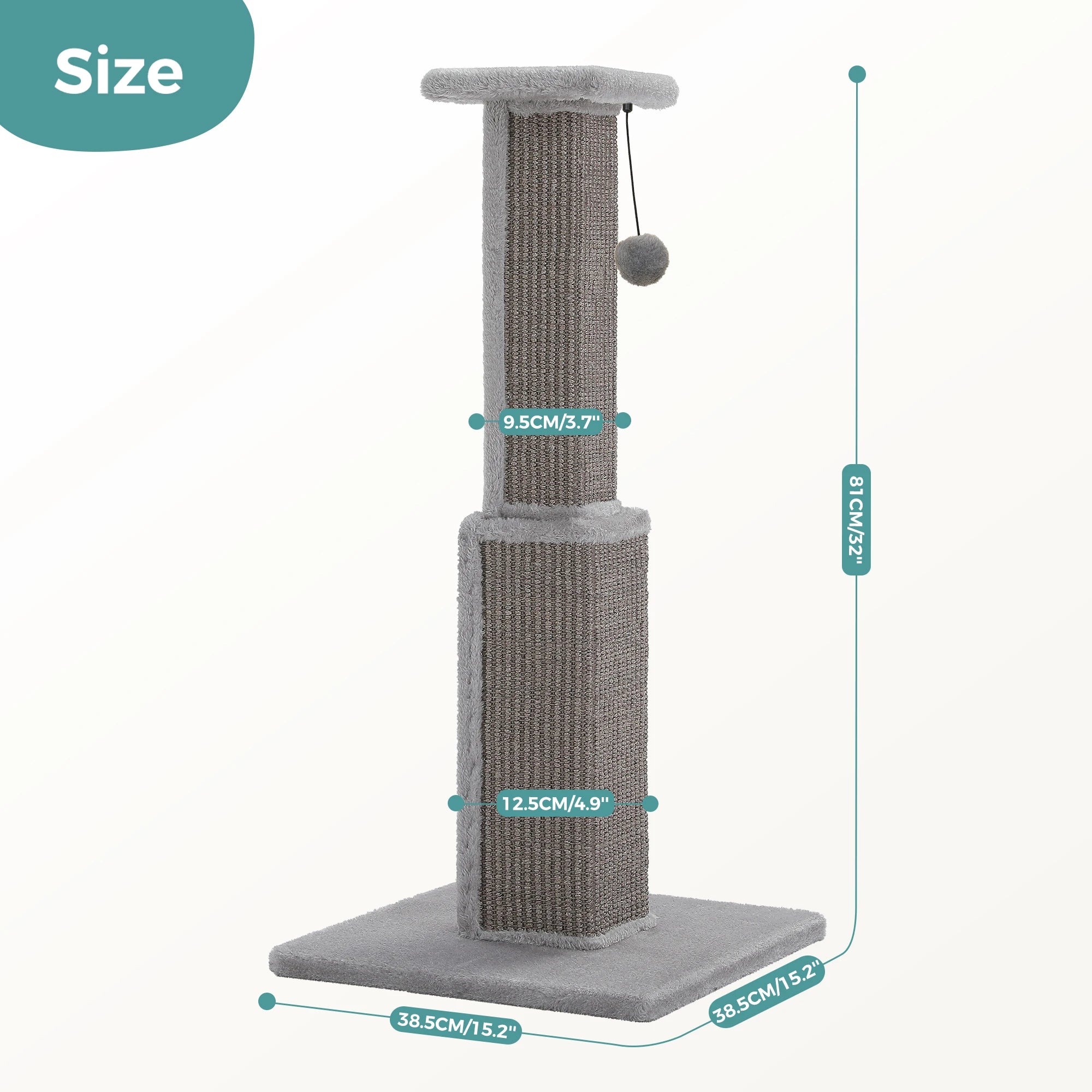 Large Cat Scratching Post for Indoor