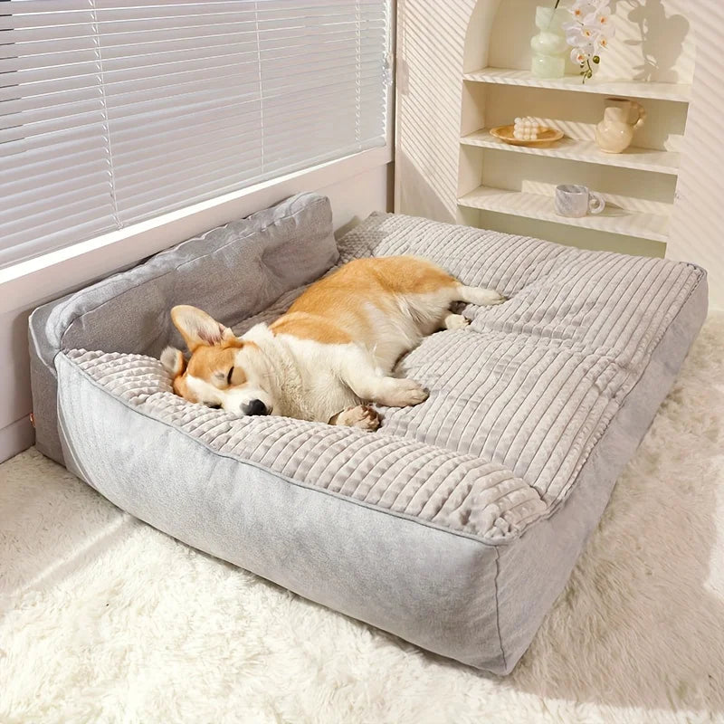 Pet Bed with Removable Washable Cushion