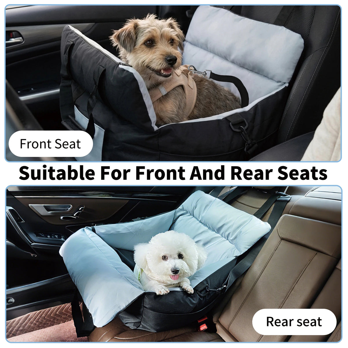 Dog Booster Seat with Safety Belt