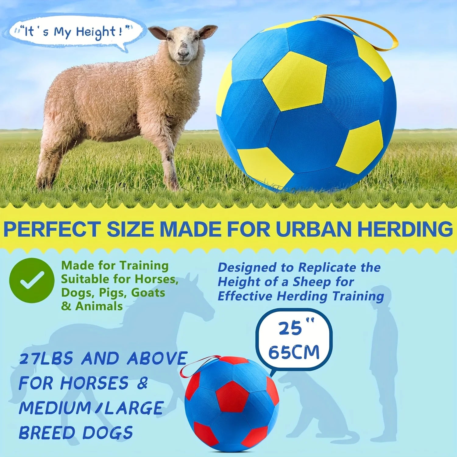 Dogs, Horses, Ball with Explosion-Proof Cover