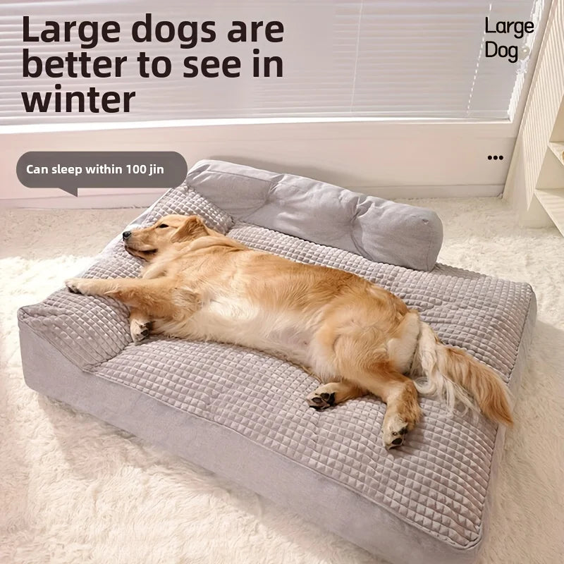 Pet Bed with Removable Washable Cushion