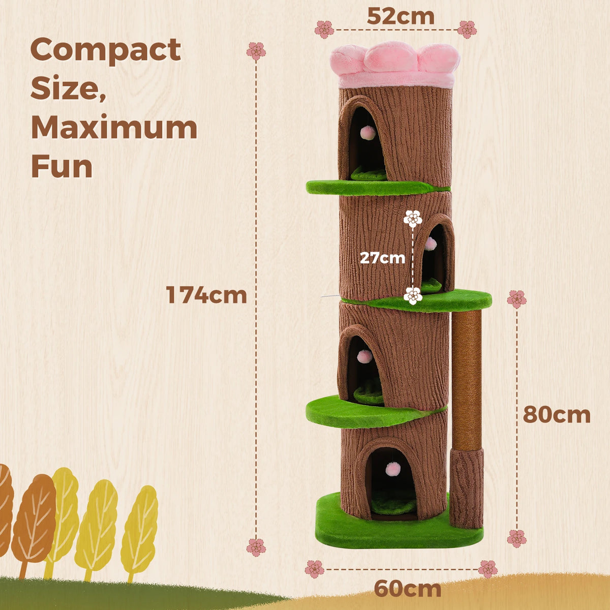 Large Cat Tower for Indoor