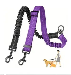 Double Leashes for Training Small to Large Dogs