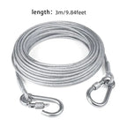 Double-headed Dog Leash with metal buckle