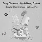 Automatic Pet Feeder and Water Dispenser Set
