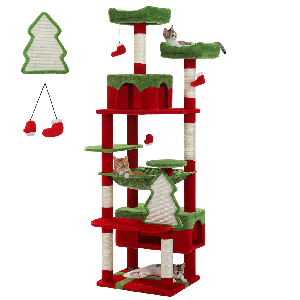 Cat Tower for Indoor With Scratching Posts