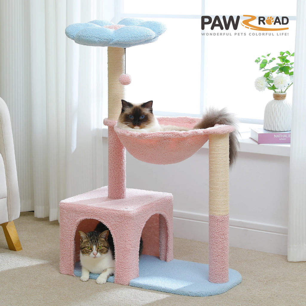 Cat Tower with Sisal Scratching Posts