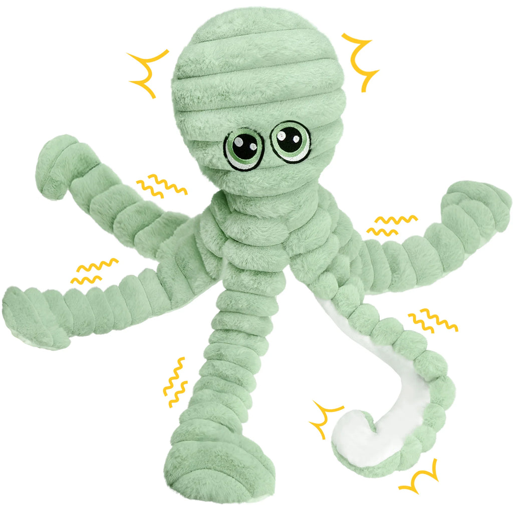 Octopus Design Pet Grinding Teeth Squeaky Toy