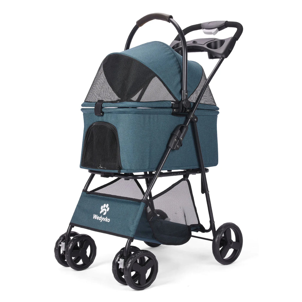 3-in-1 Pet Stroller with Removable Carrier