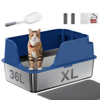 Splash & Leak-proof  Cat Litter Box