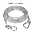 Double-headed Dog Leash with metal buckle