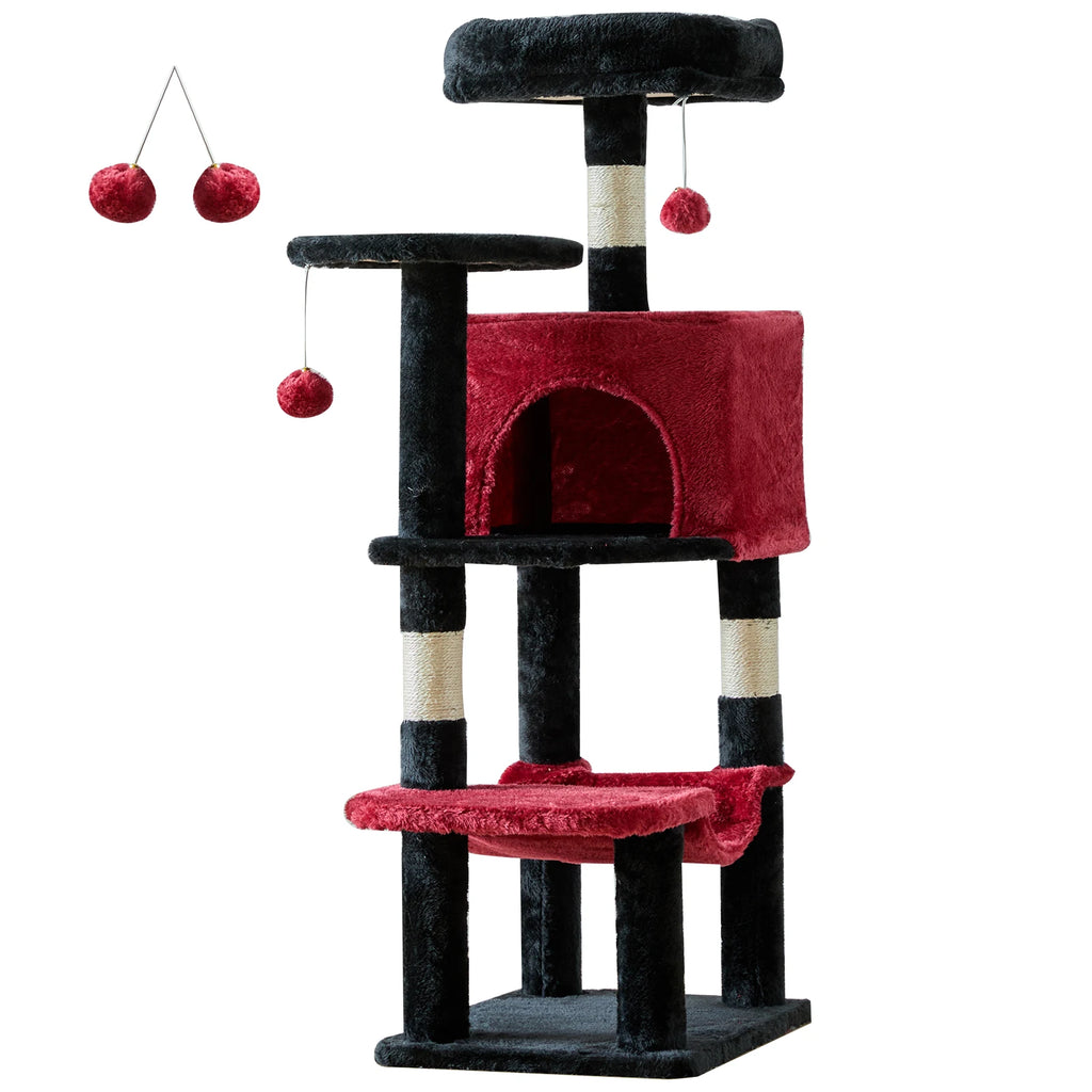 Multi-Level Cat Tree with Scratching Posts