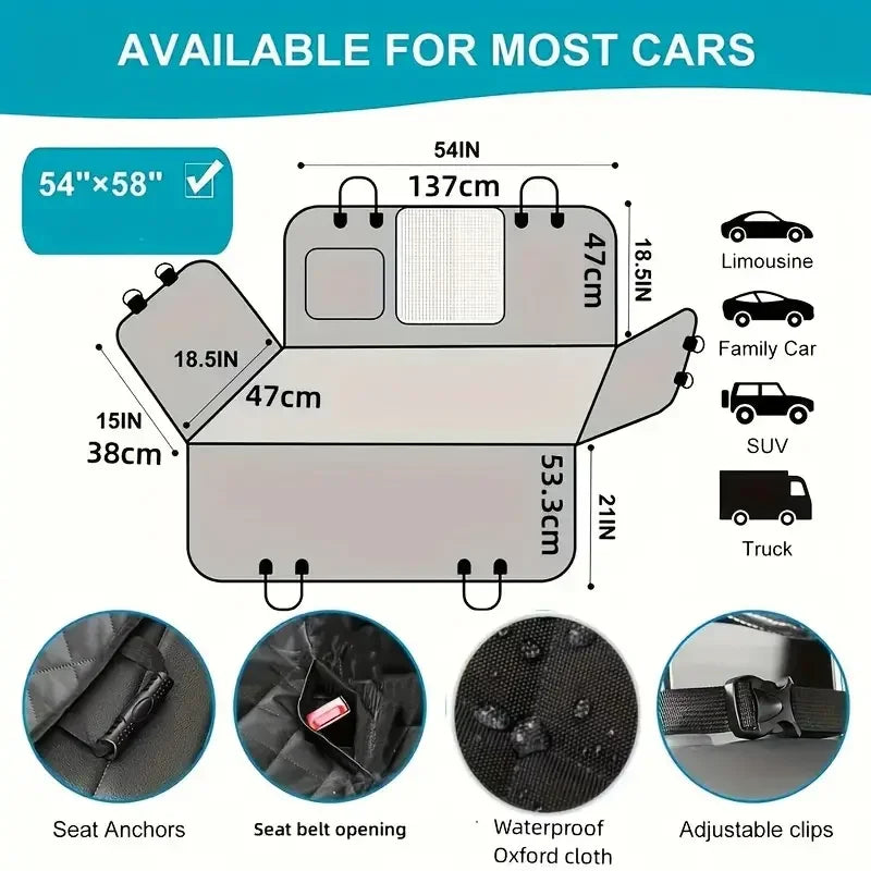 Waterproof Dog, Car, Truck Seat Cover