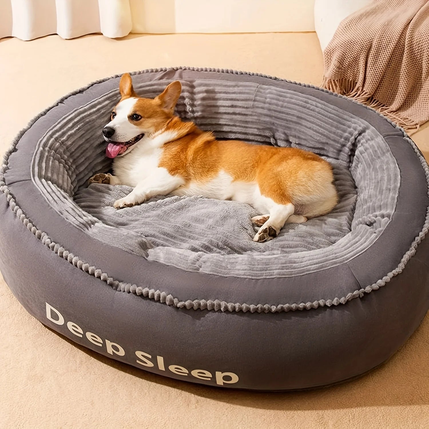Doughnut Washable Comfortable Pet Sofa
