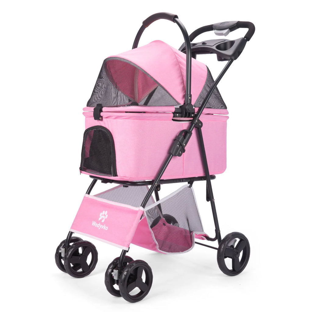 3-in-1 Pet Stroller with Removable Carrier