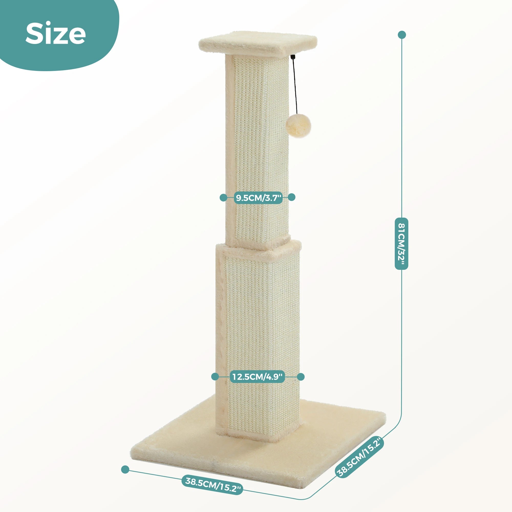 Large Cat Scratching Post for Indoor
